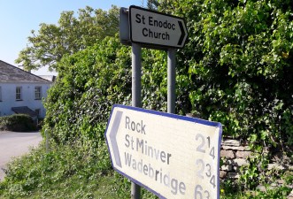 Signs to St Enedoc